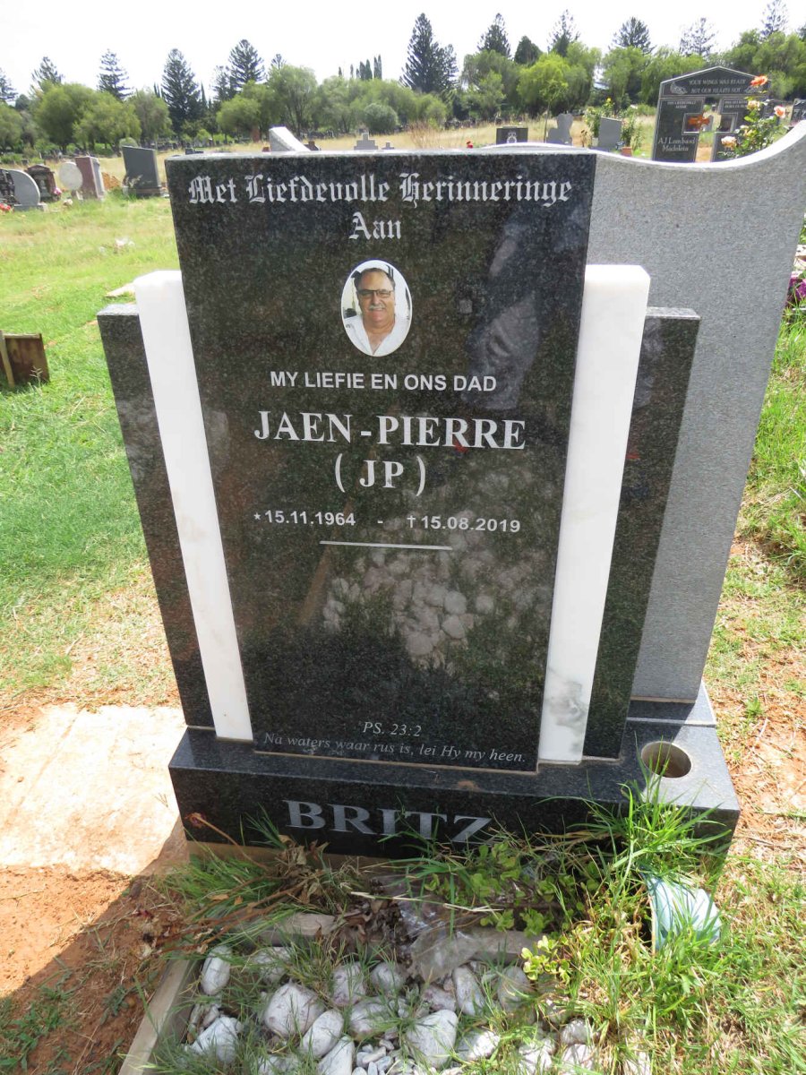 BRITZ Jaen-Pierre 1964-2019