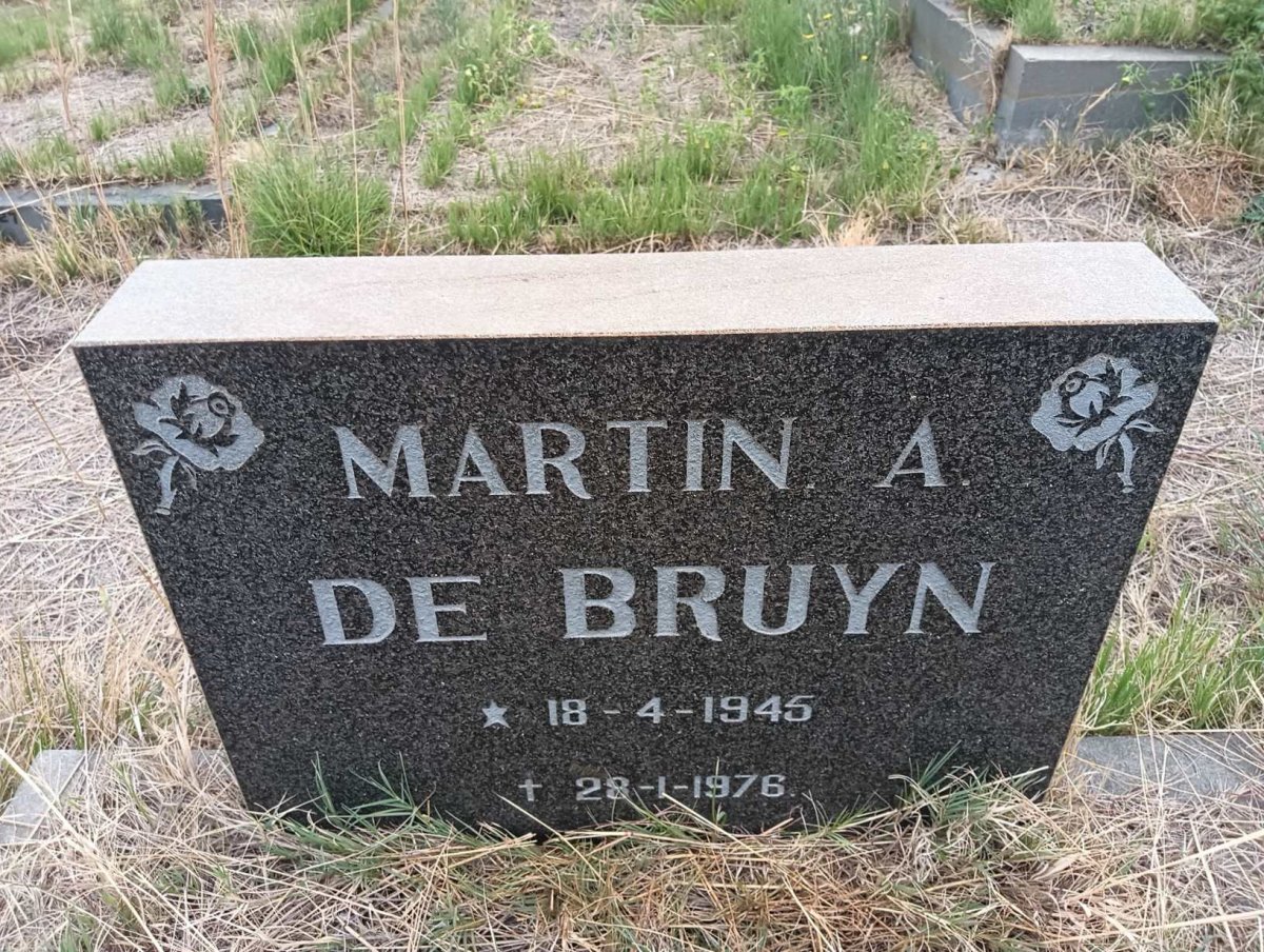 BRUYN Martin A., de 1945-1976