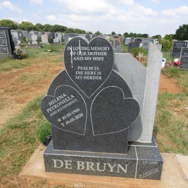 BRUYN Helena Petronella, de nee BEZUIDENHOUT 1966-2020