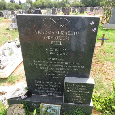 BRIEL Victoria Elizabeth nee PRETORIUS 1992-2019