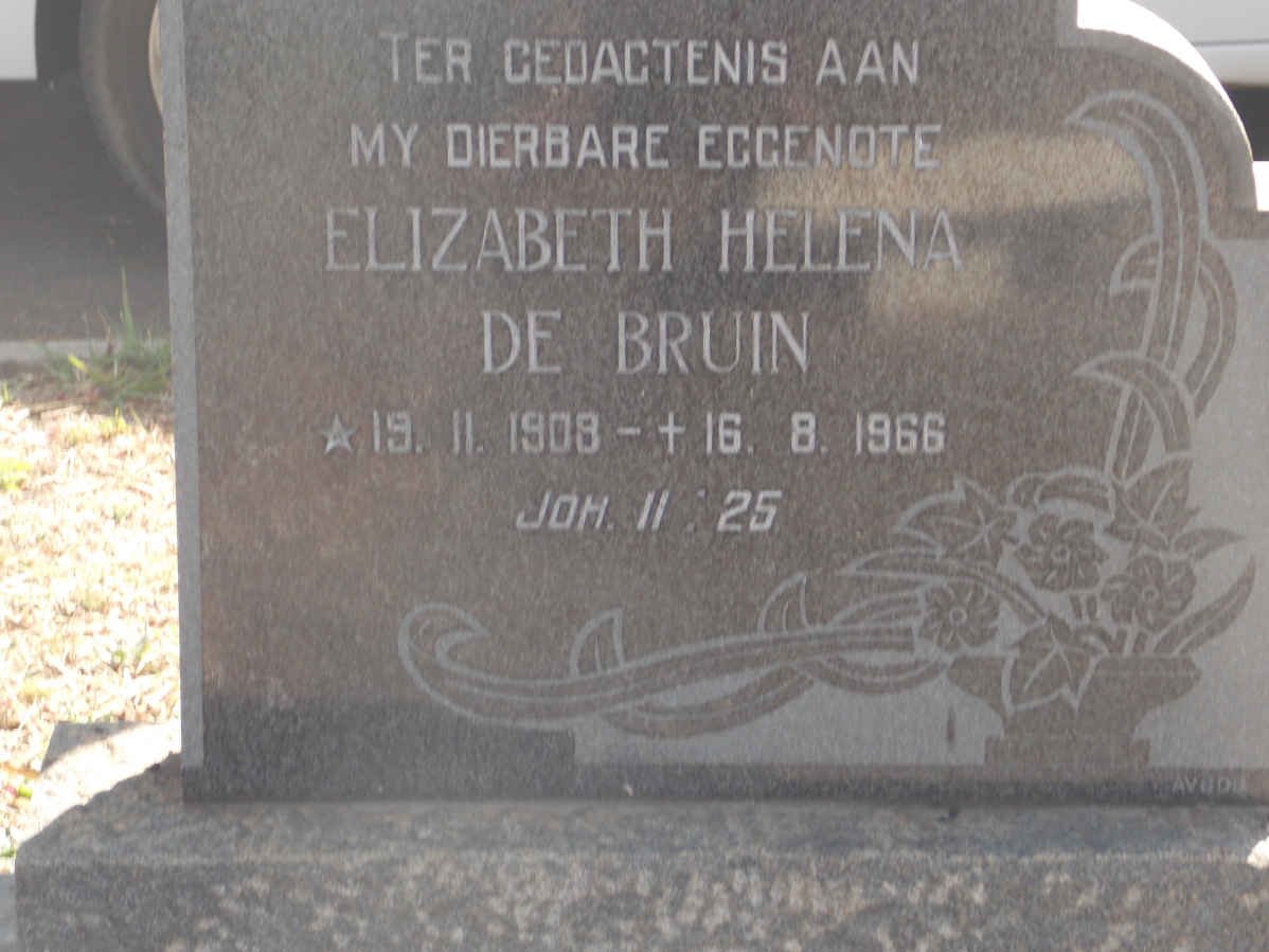 BRUIN Elizabeth Helena, de 1908-1966