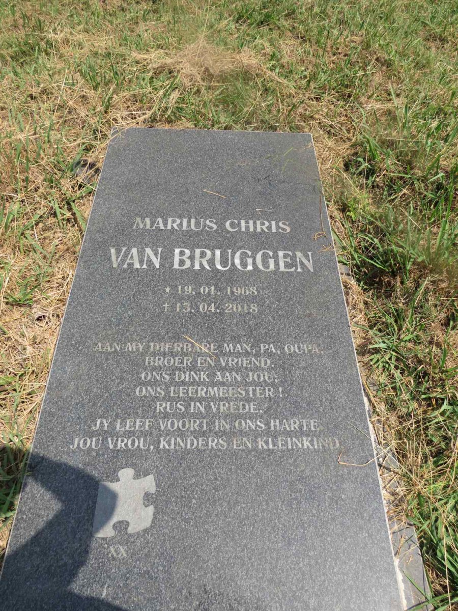 BRUGGEN Marius Chris, van 1968-2018