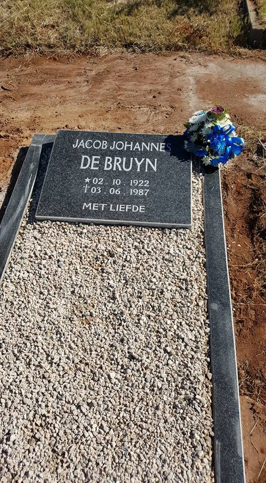 BRUYN Jacob Johannes, de 1922-1987