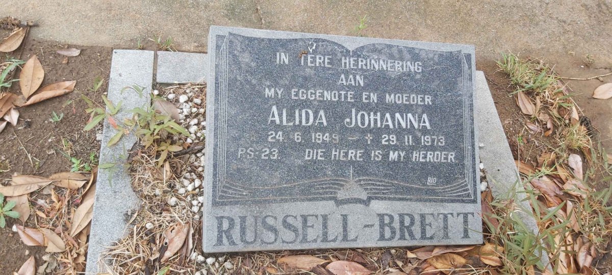 BRETT Alida Johanna, RUSSELL 1949-1973