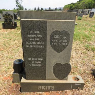 BRITS Gideon 1913-1996