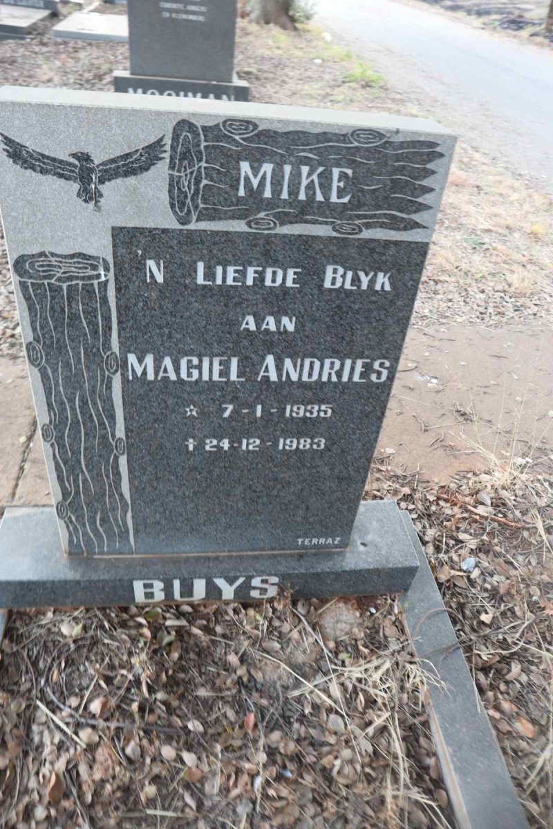 BUYS Magiel Andries 1935-1983