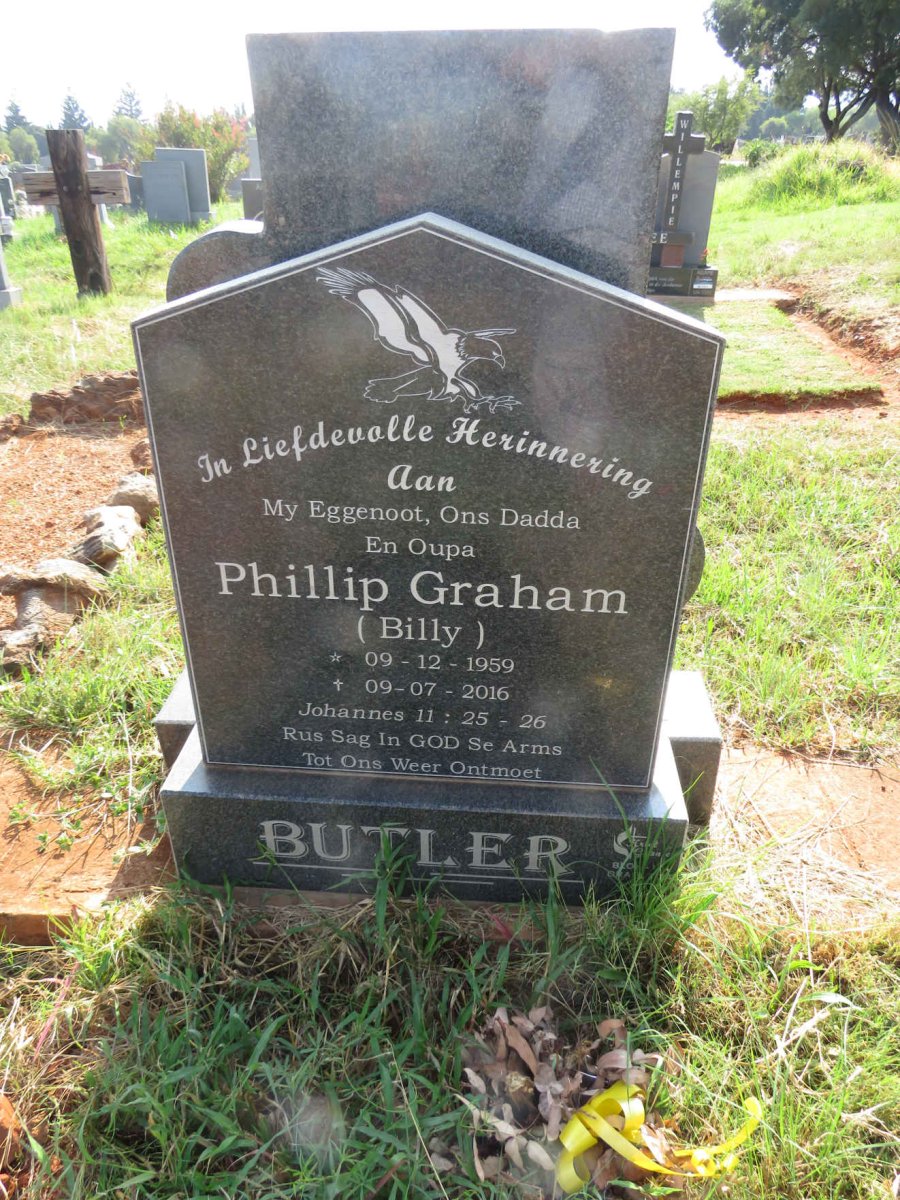 BUTLER Phillip Graham 1959-2016