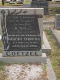 COETZEE Joseph E. ?-? &amp; Martha Christina SMITH ?-?