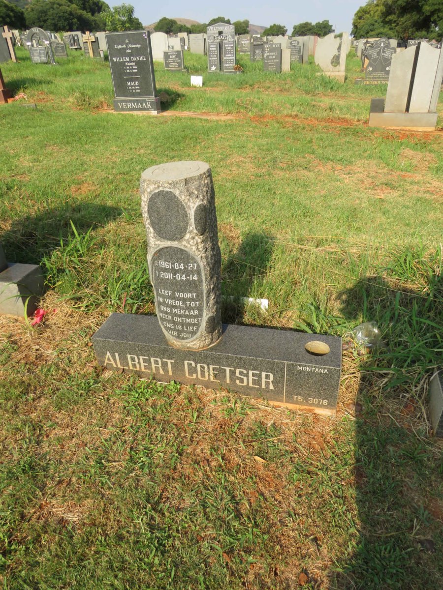 COETSER Albert 1961-2011