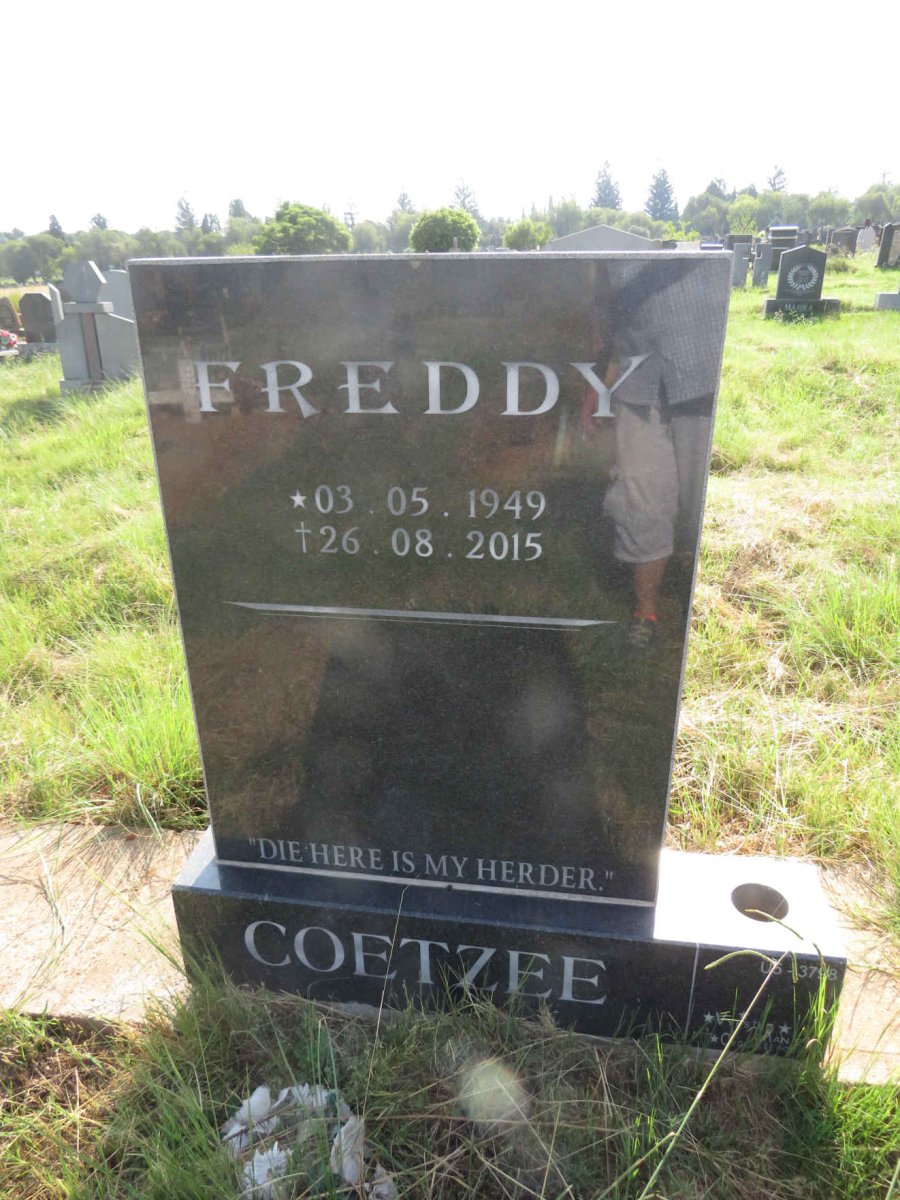 COETZEE Freddy 1949-2015