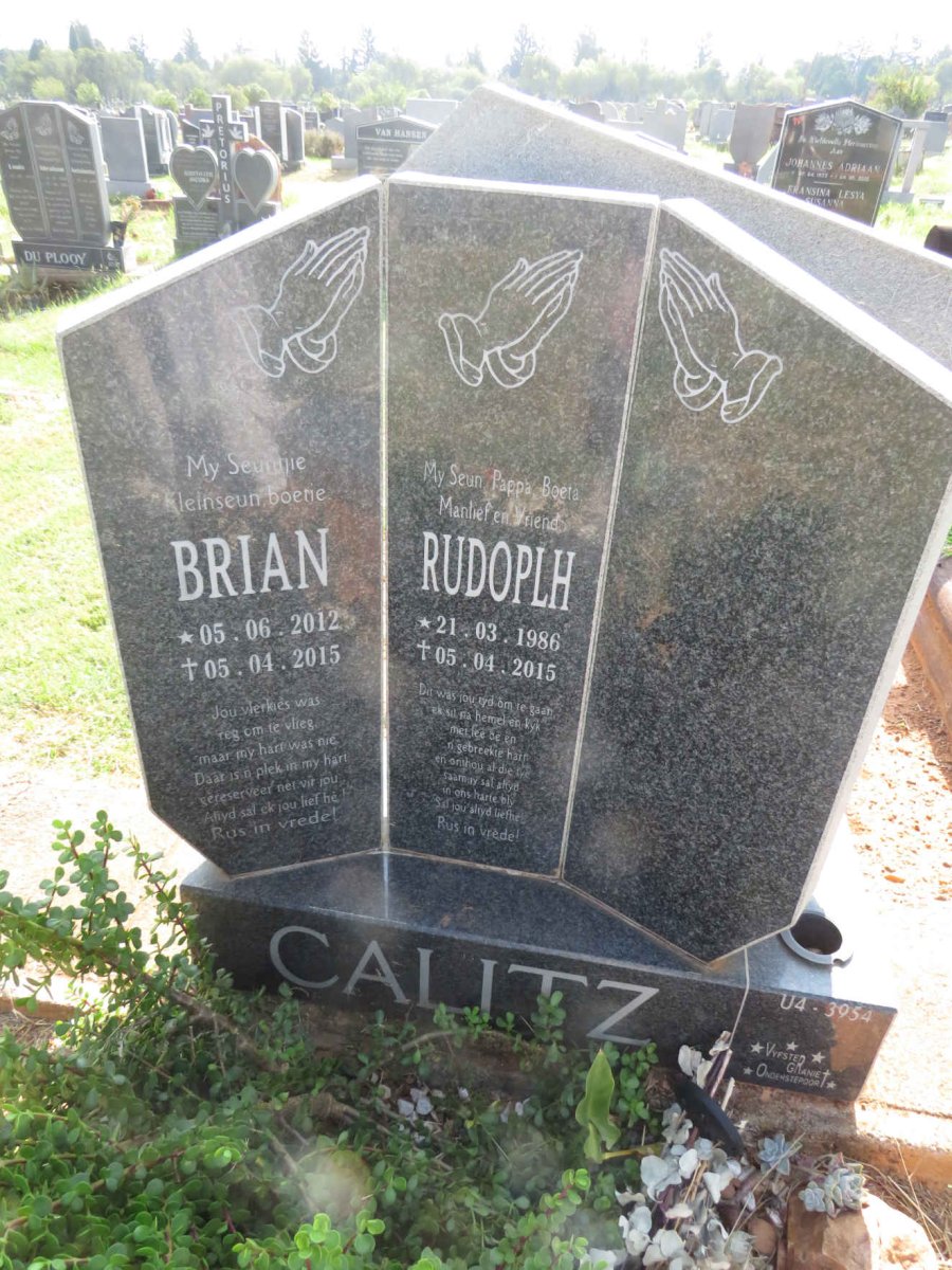 CALITZ Rudolph 1986-2015 ::  CALITZ Brian 2012-2015