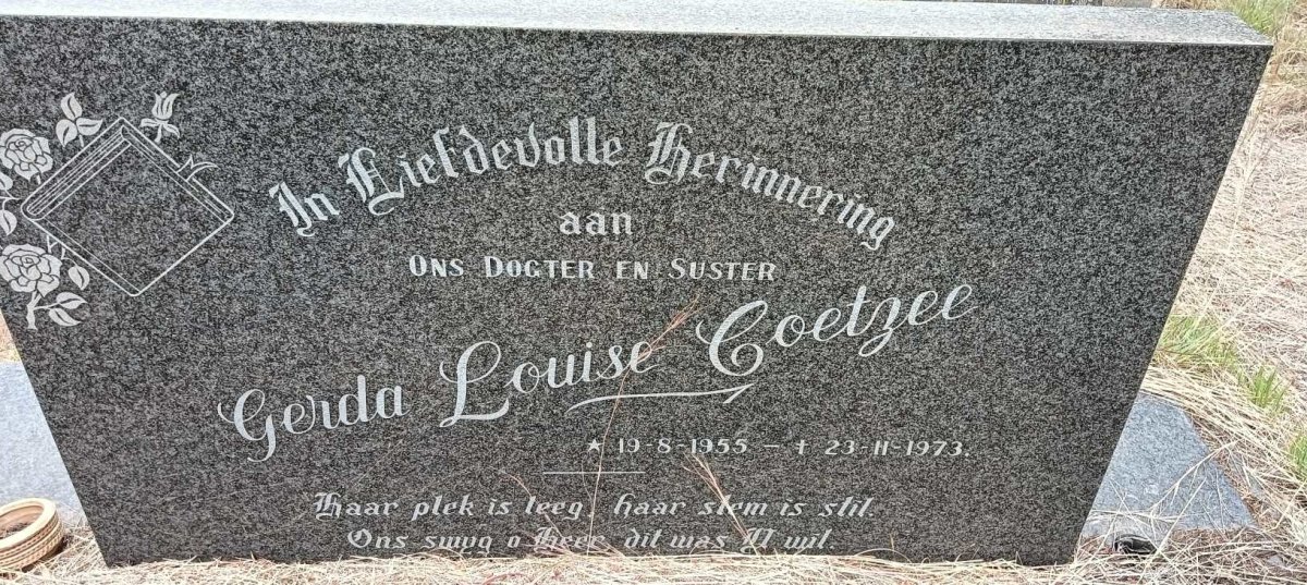 COETZEE Gerda Louise 1955-1973