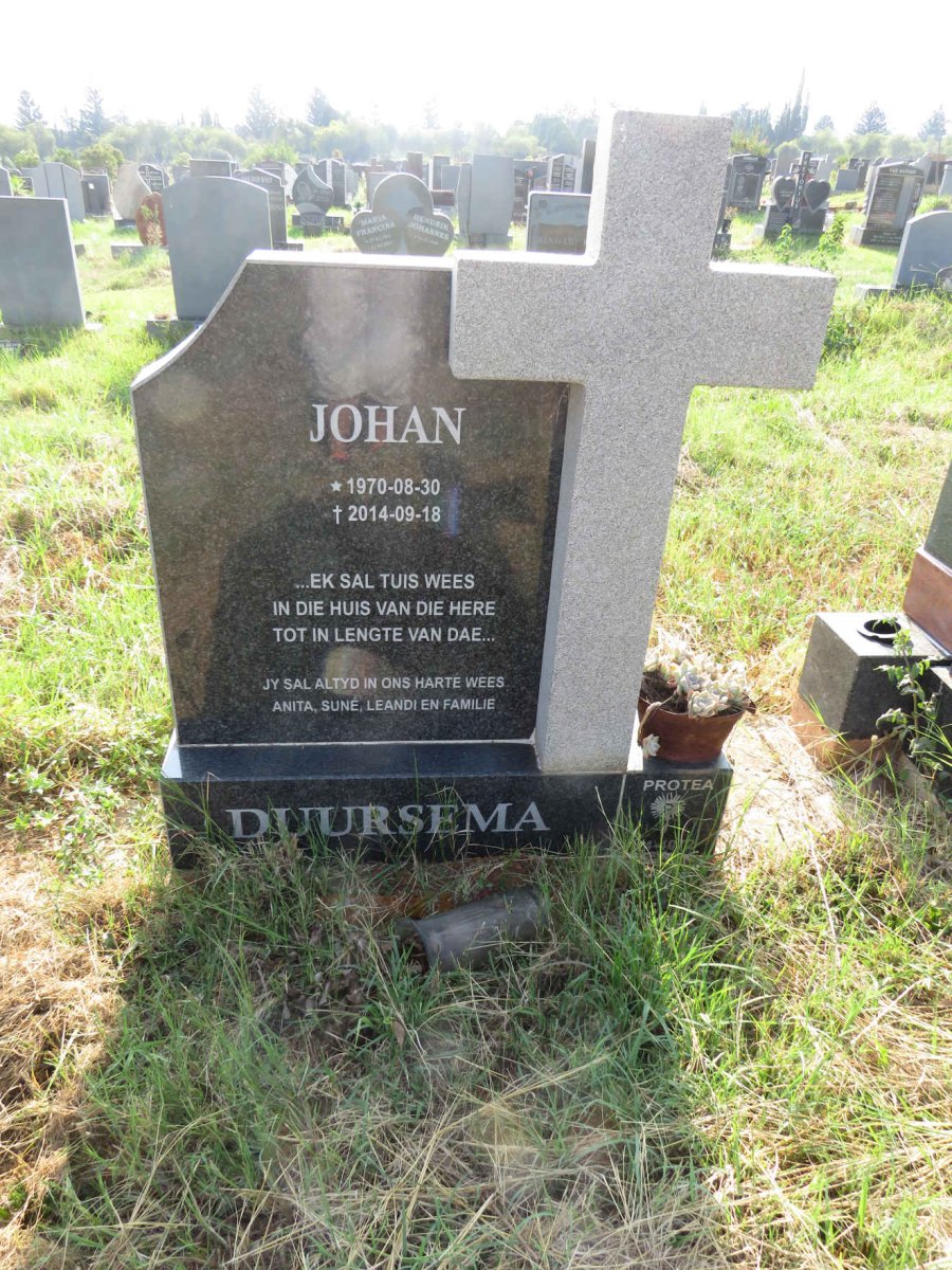 DUURSEMA Johan 1970-2014