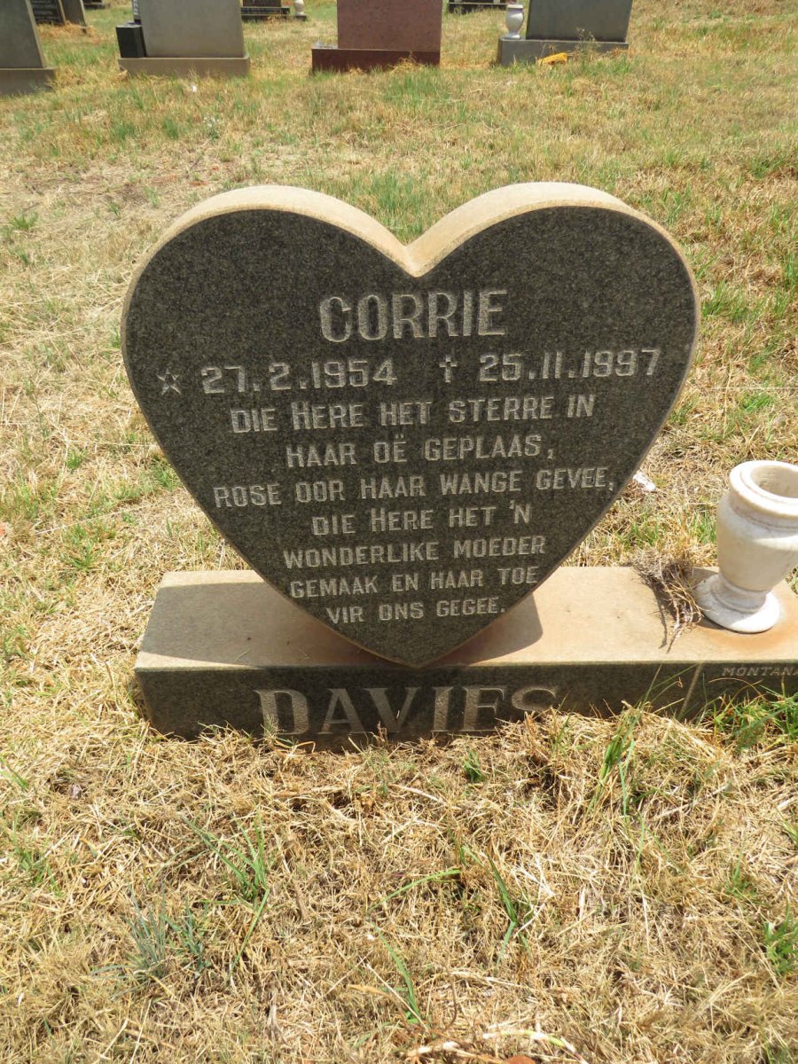 DAVIES Corrie 1954-1997