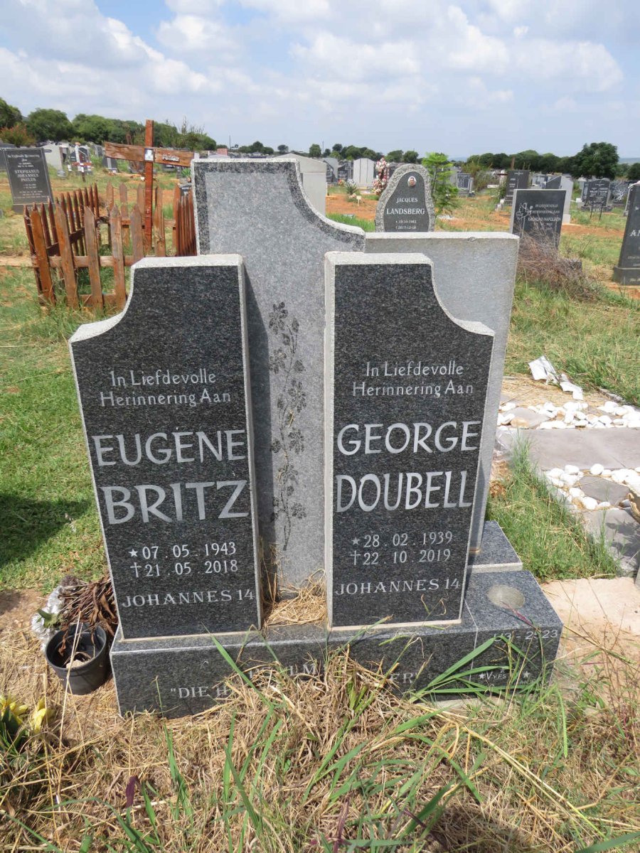 DOUBELL George 1939-2019 & Eugene BRITZ 1943-2018