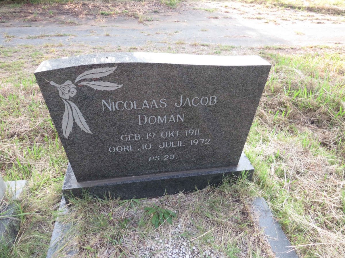 DOMAN Nicolaas Jacob 1911-1972
