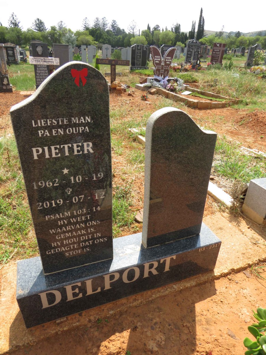 DELPORT Pieter 1962-2019