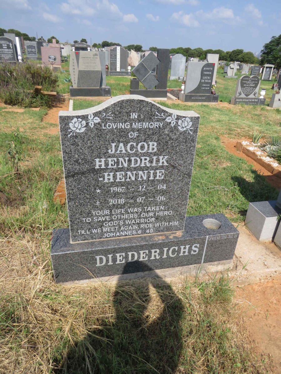 DIEDERICHS Jacob Hendrik 1967-2018