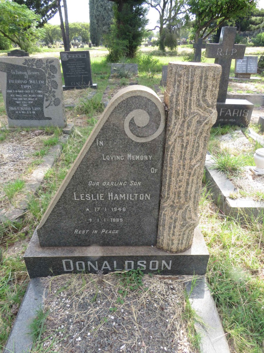 DONALDSON Leslie Hamilton 1946-1965