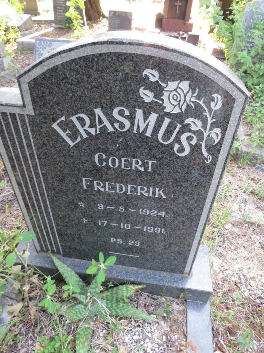 ERASMUS Coert Frederik 1924-1991