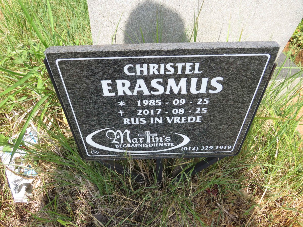 ERASMUS Christel 1985-2017