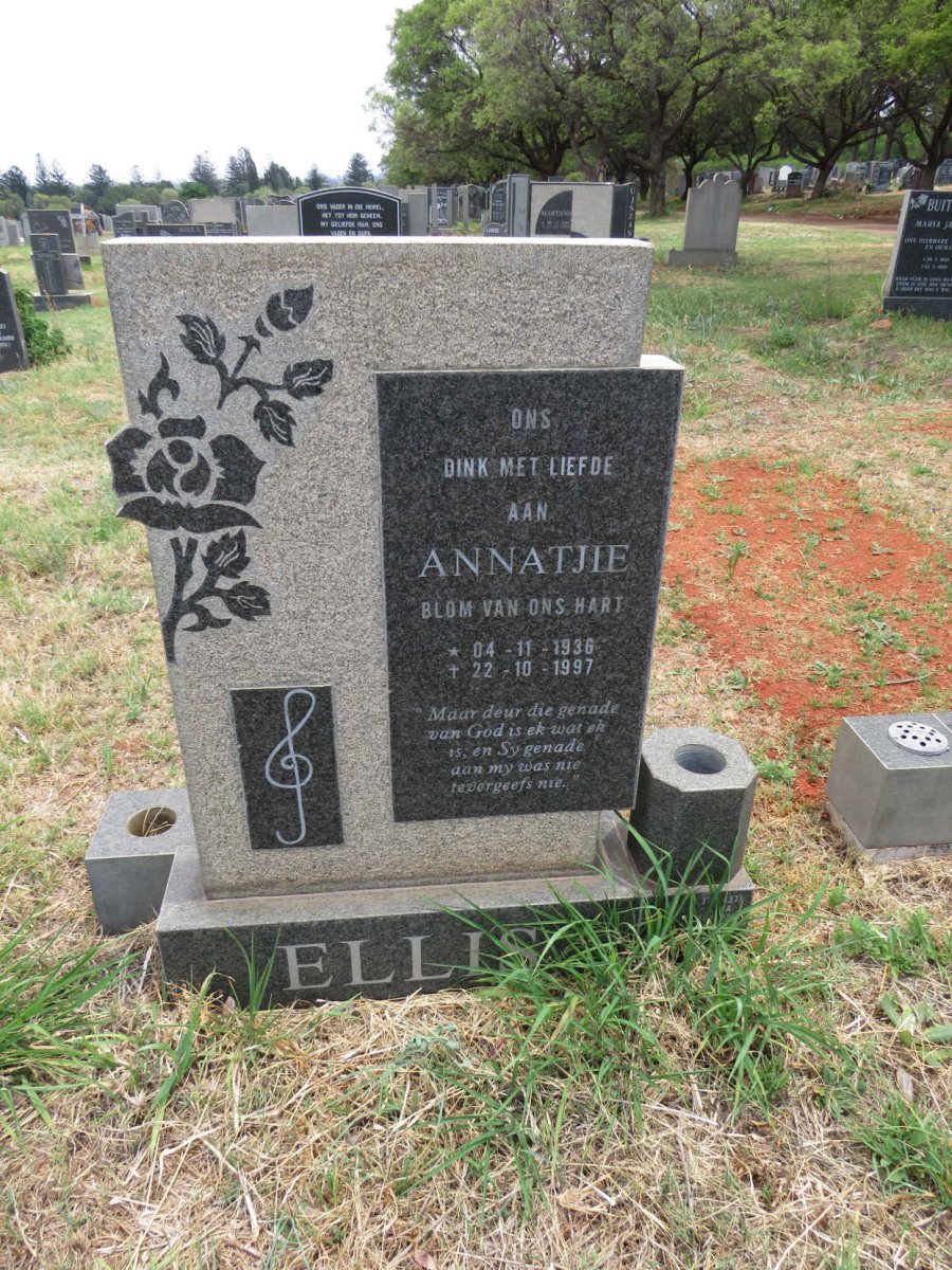 ELLIS Annatjie 1936-1997