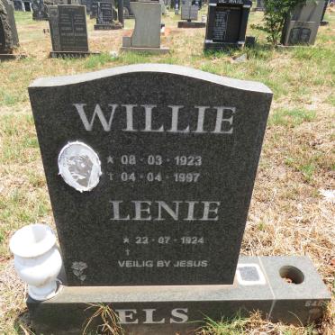 ELS Willie 1923-1997 & Lenie 1924- 