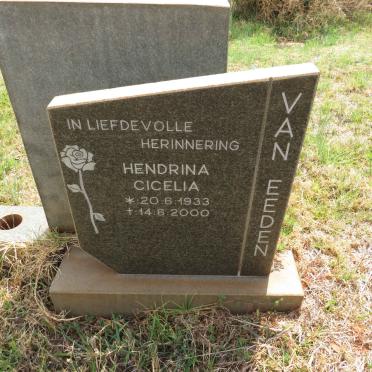 EEDEN Hendrina Cicelia, van 1933-2000