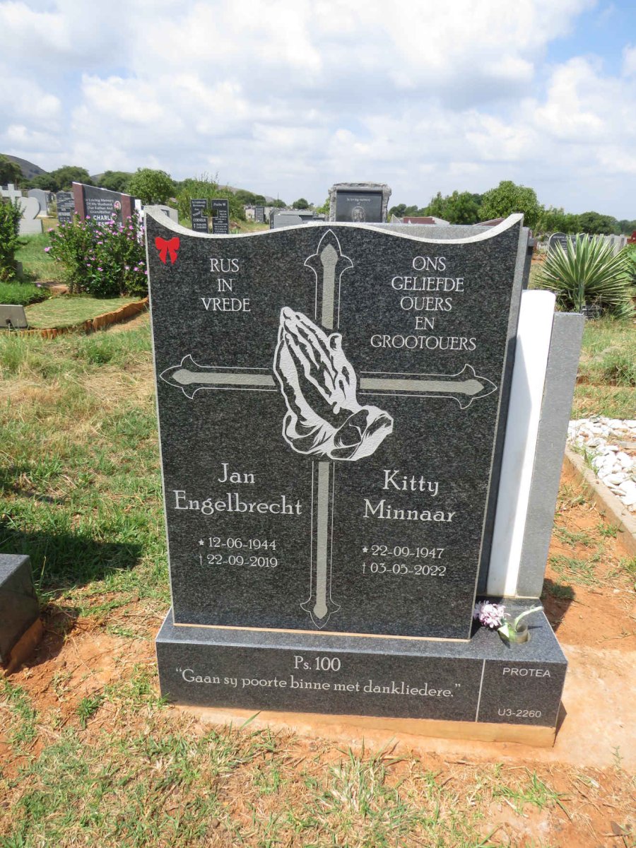 ENGELBRECHT Jan 1944-2019 & Kitty MINNAAR 1947-2022