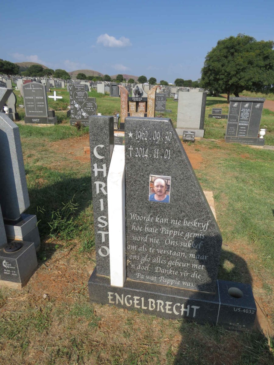 ENGELBRECHT Christo 1962-2014