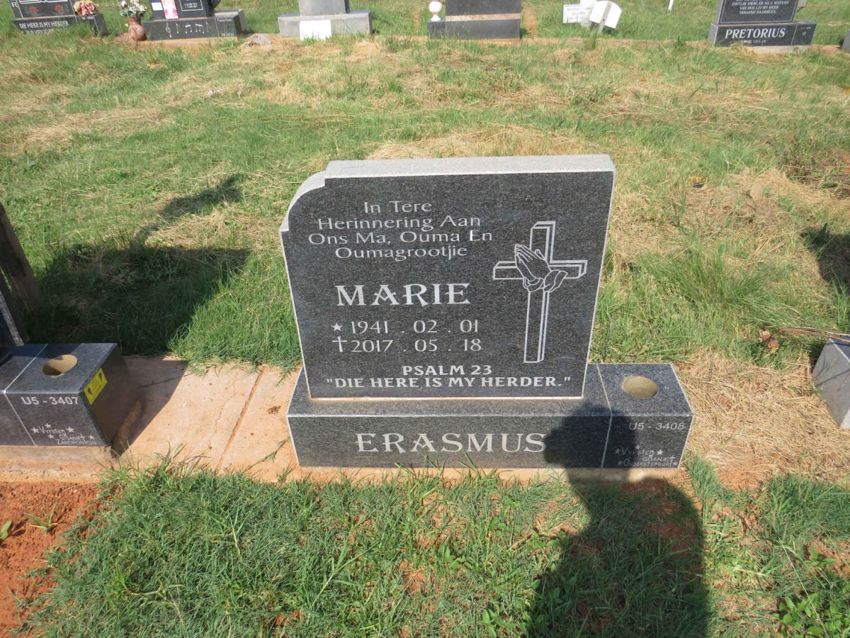 ERASMUS Marie 1941-2017