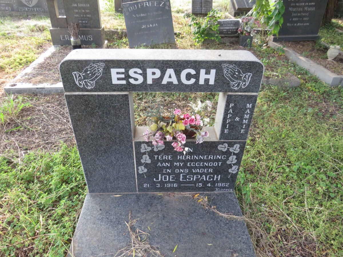ESPACH Joe 1916-1962