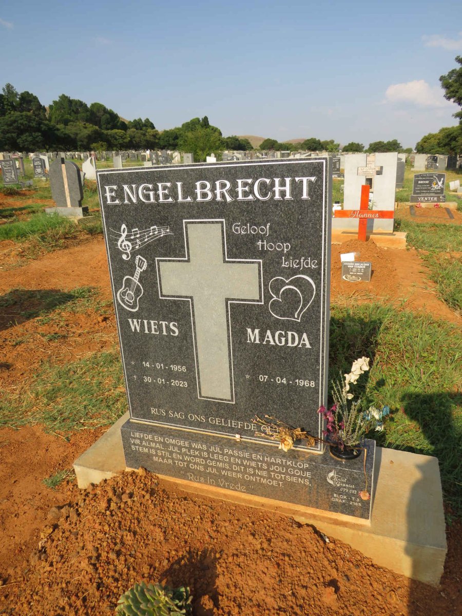 ENGELBRECHT Wiets 1956-2023 & Magda 1968-