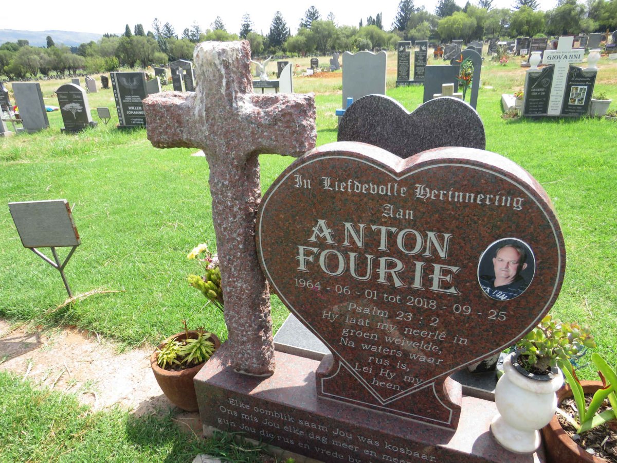 FOURIE Anton 1964-2018