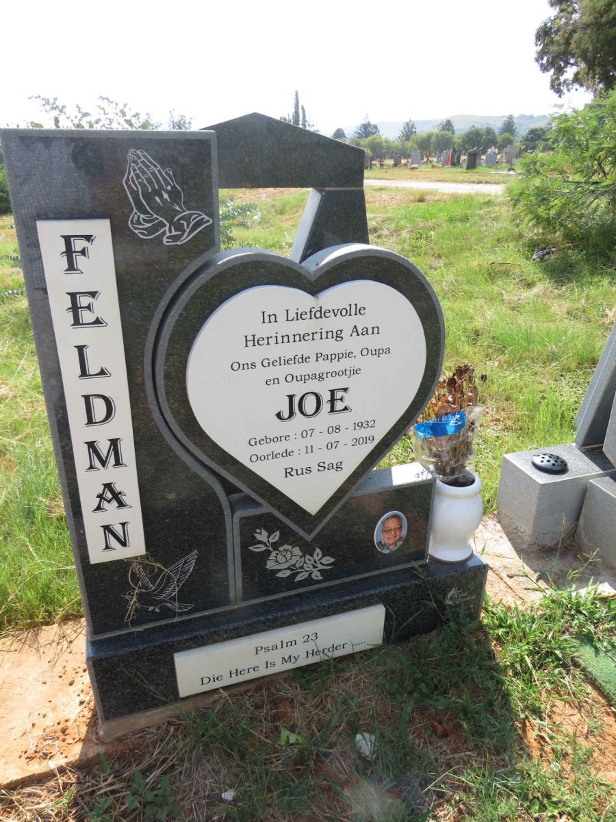 FELDMAN Joe 1932-2019