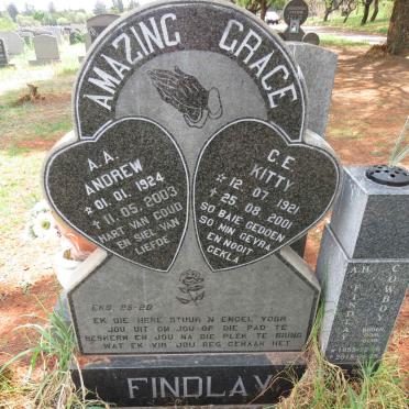 FINDLAY A.A. 1924-2003 & C.E. 1921-2001 :: FINDLAY A.H. 1955-2018