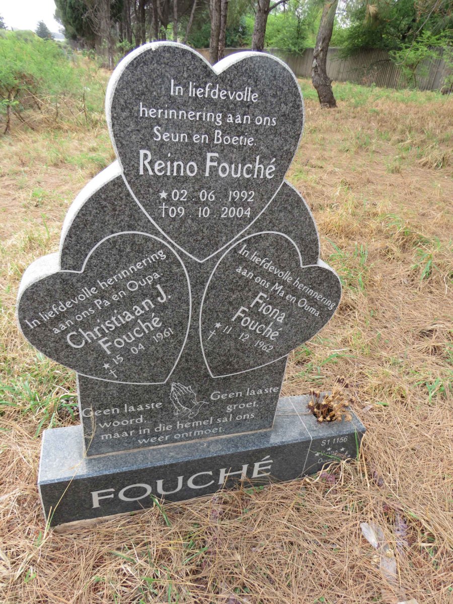FOUCHE Christiaan J. 1961- & Fiona 1962- :: FOUCHE Reino 1992-2004  