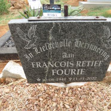 FOURIE Francois Retief 1941-2022