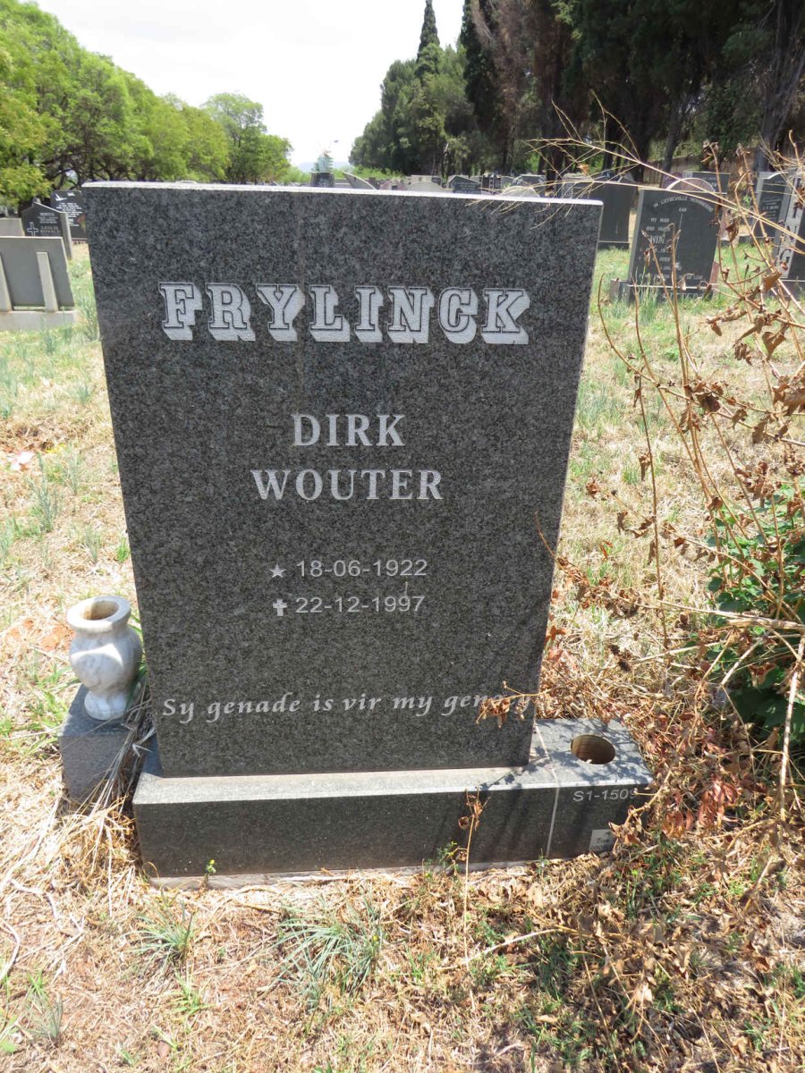 FRYLINCK Dirk Wouter 1922-1997