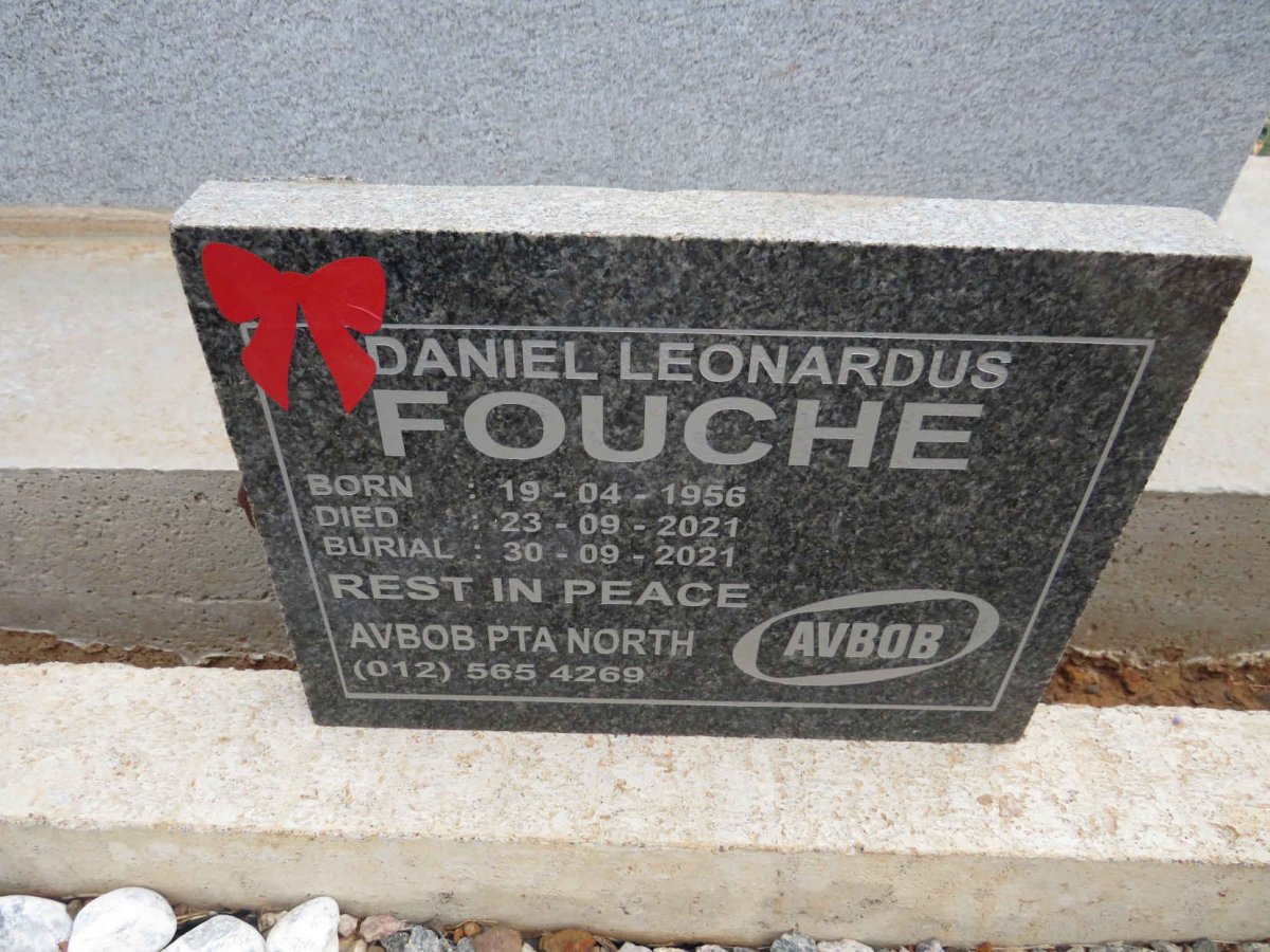 FOUCHE Daniel Leonardus 1956-2021