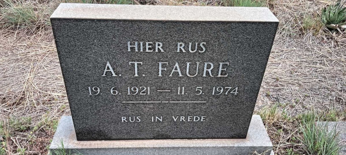 FAURE A.T. 1921-1974