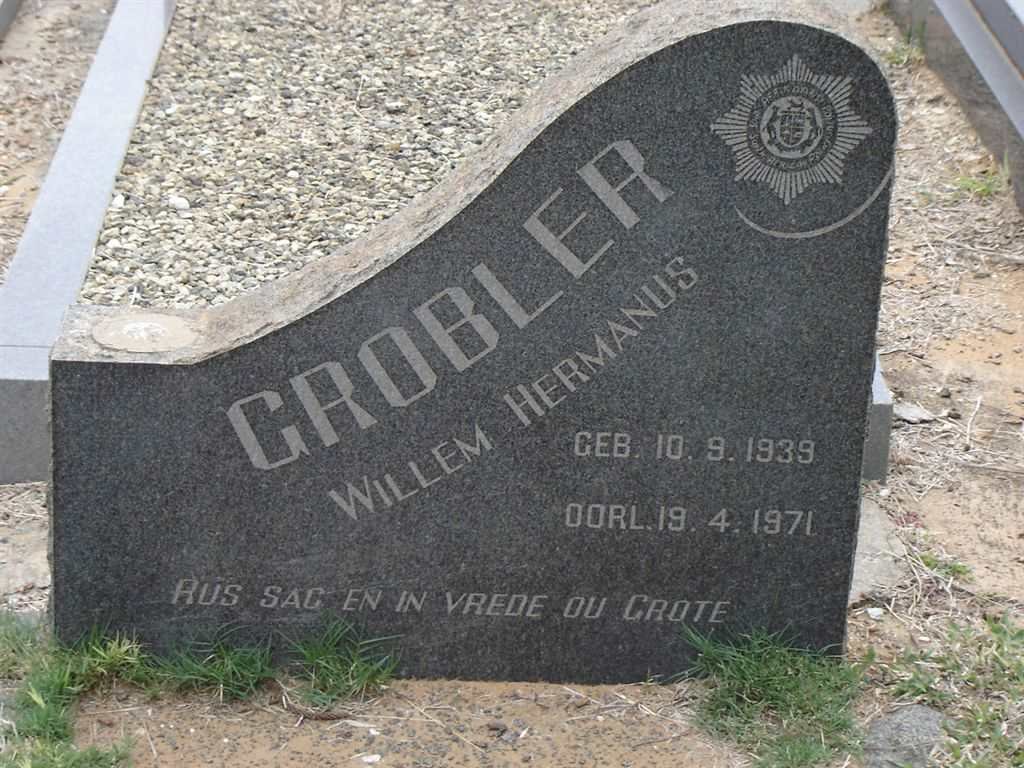 GROBLER Willem Hermanus 1939-1971