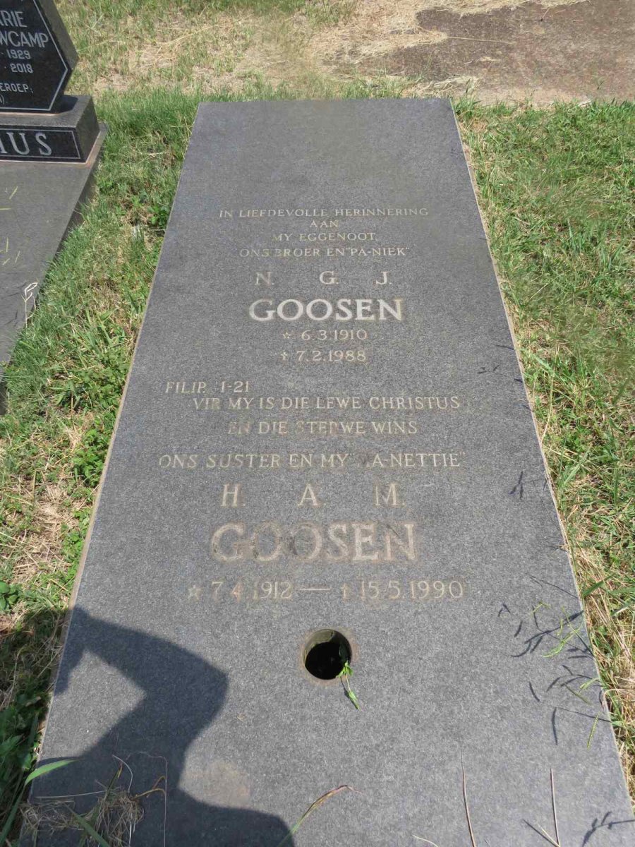 GOOSEN N.G.J. 1910-1988 & H.A.M. 1912-1990_1