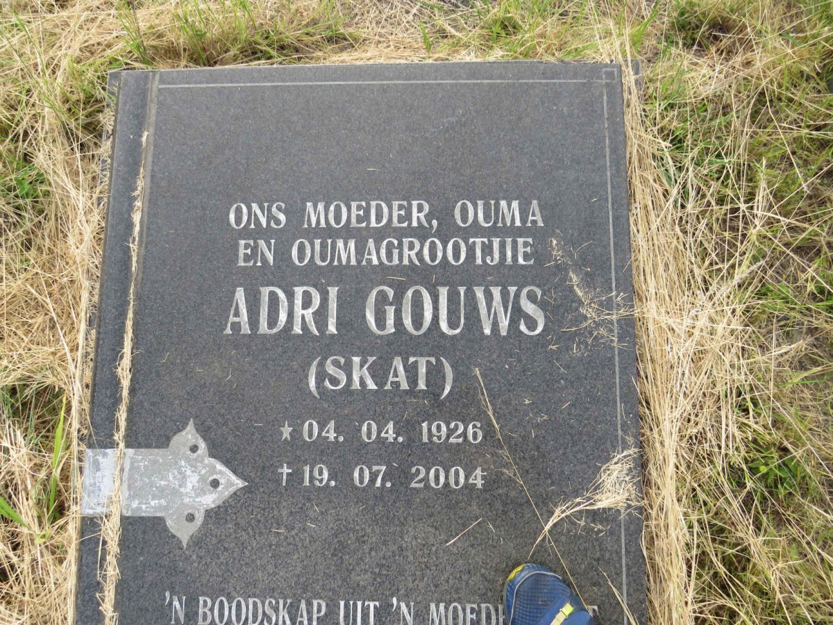 GOUWS Adri 1926-2004