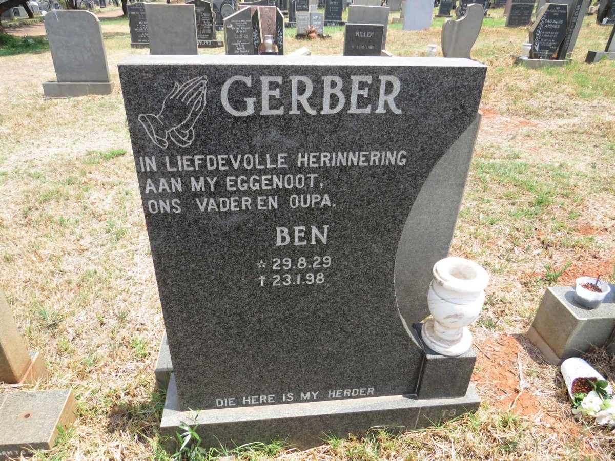 GERBER Ben 1929-1998
