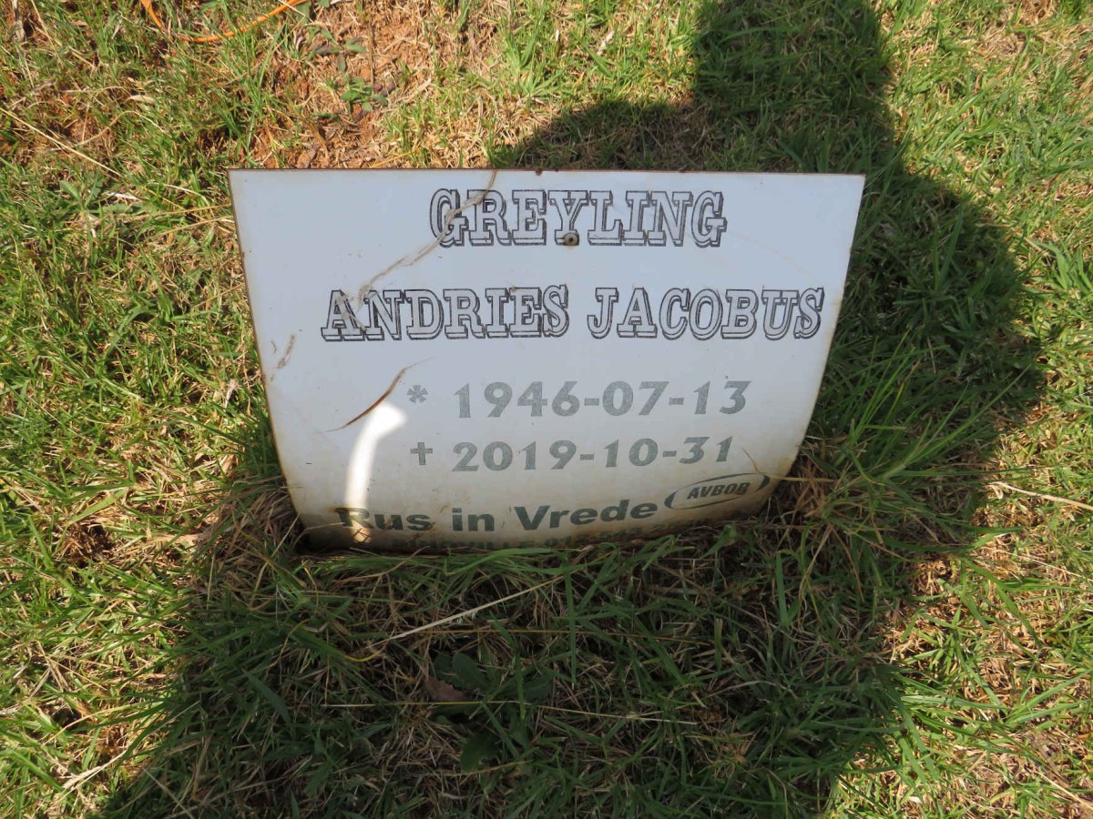 GREYLING Andries Jacobus 1946-2019 _2