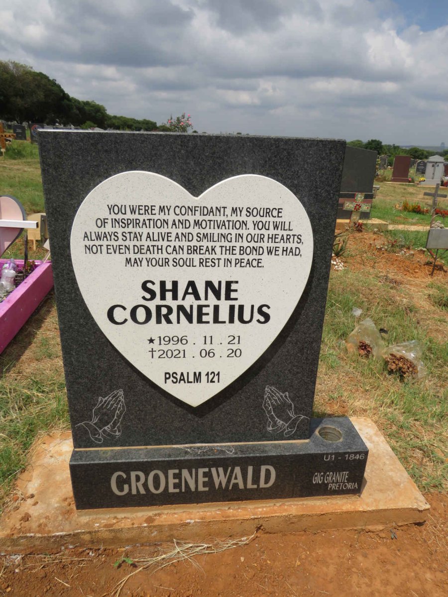 GROENEWALD Shane Cornelius 1996-2021