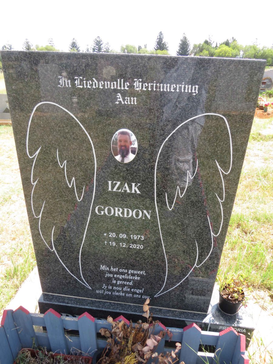 GORDON Izak 1973-2020