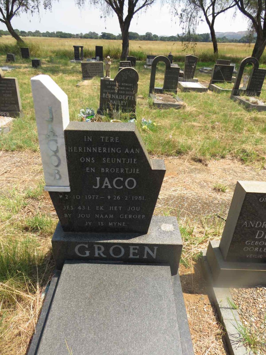 GROEN Jaco 1977-1981