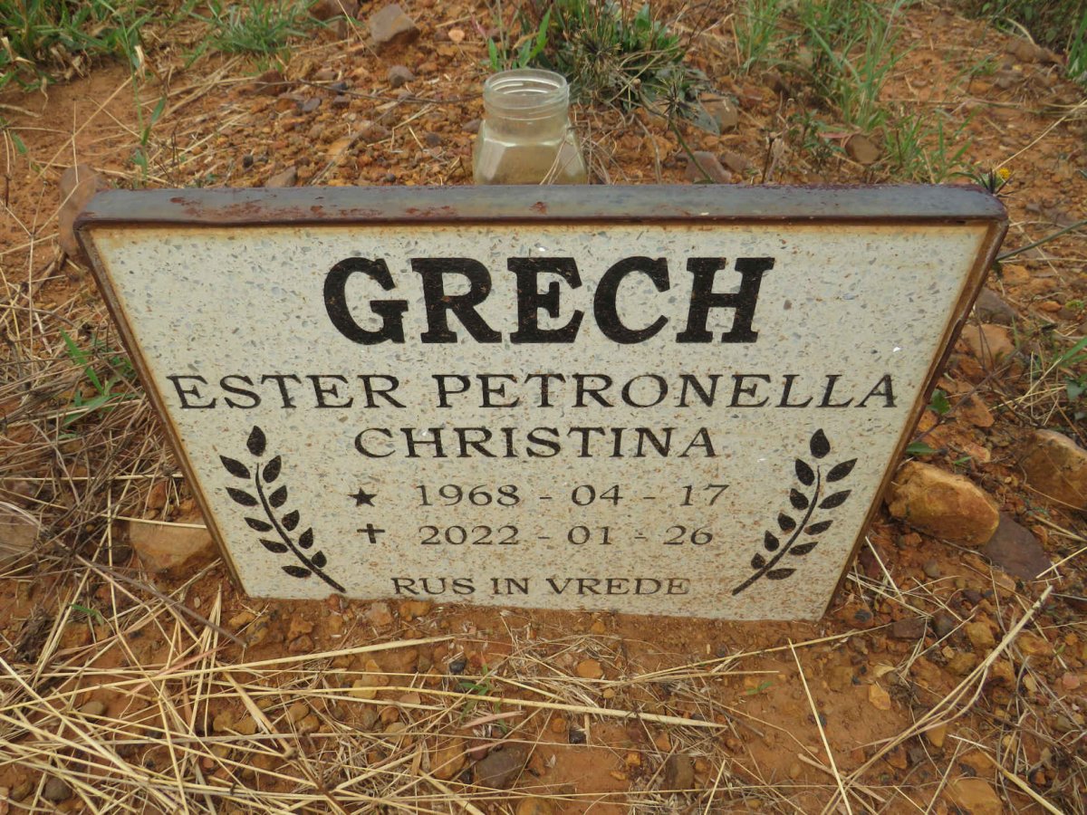 GRECH Ester Petronella Christina 1968-2022